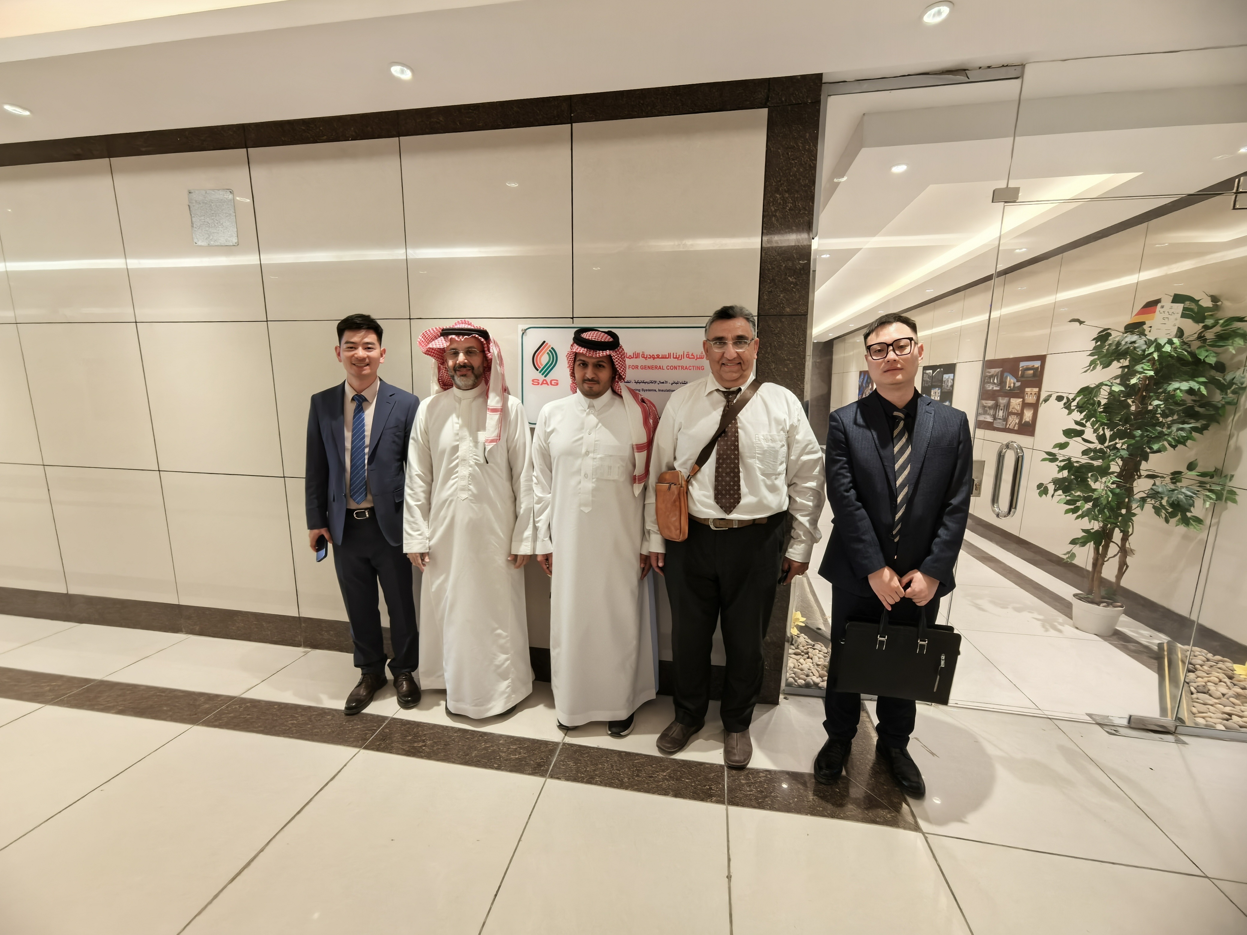 Our business team travels to the Middle East for client visits