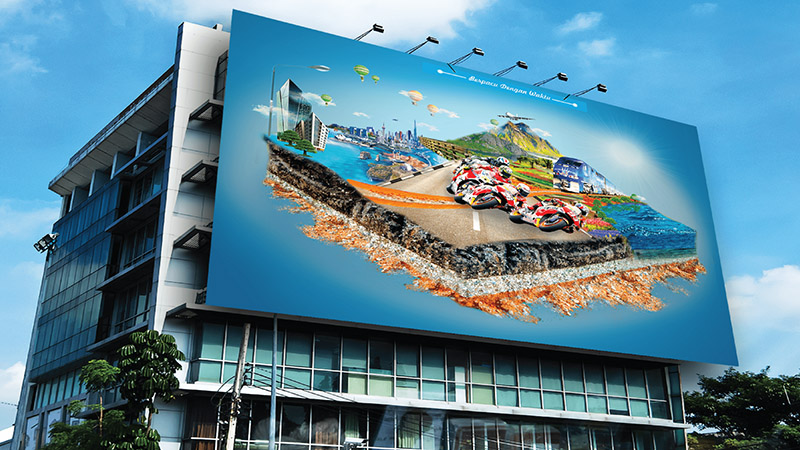 The Outdoor LED Display SFC Series for Commercial Plazas