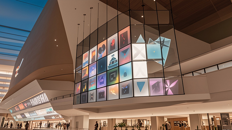 Application of STA Series Transparent LED Display in Indoor Shopping Malls