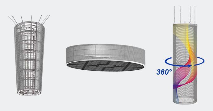 Customized Transparent LED Display STD Series from Milestrong