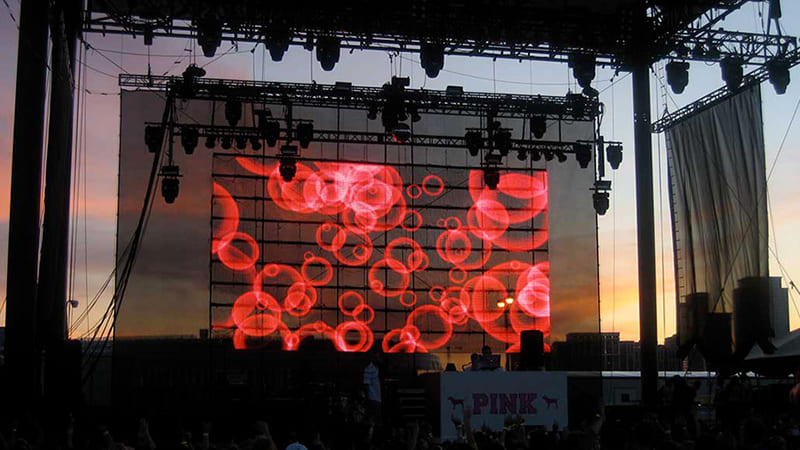 Transparent LED Display STR Series Suitable for Concert Stages