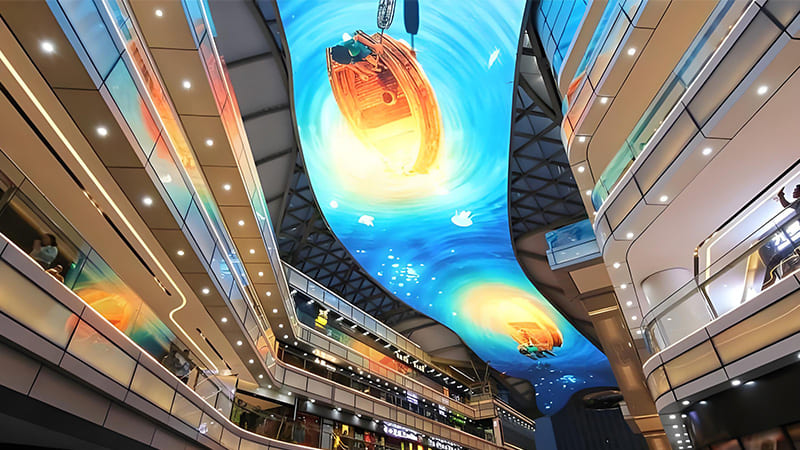 Expanding Visual Experiences with Milestrong's Ceiling LED Screen Display Solutions