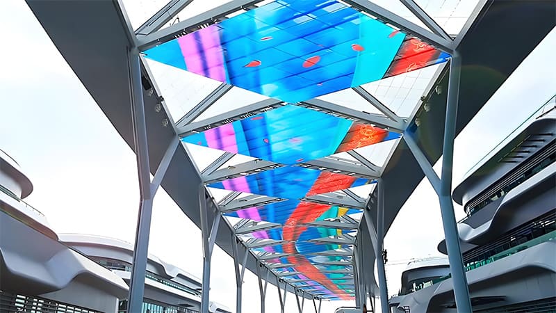 Expanding Visual Experiences with Milestrong's Ceiling LED Screen Display Solutions