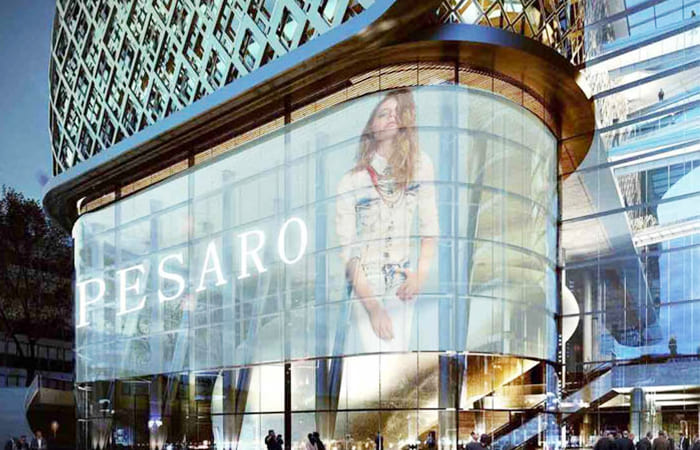 Innovative Transparent LED Display P8 STJ Series for Modern Malls