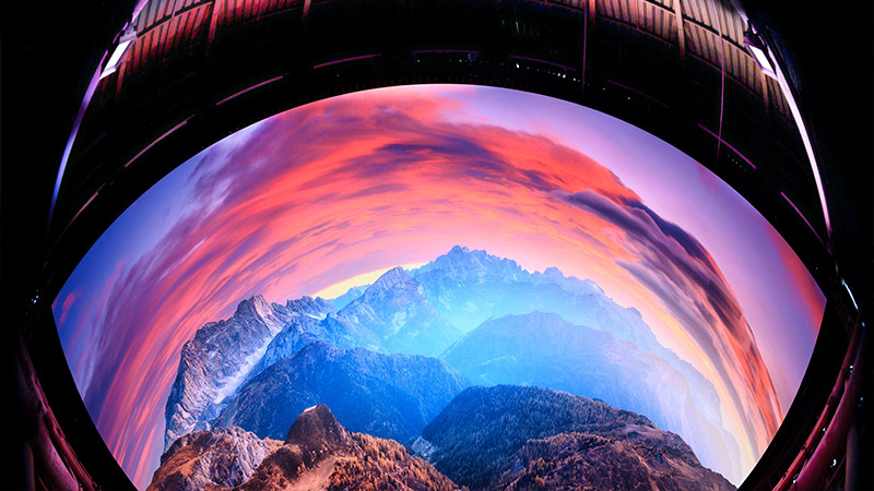 Customized Dome LED Screens for Immersive Displays