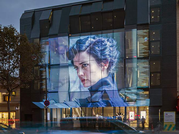 Holographic Transparent LED Screen for Glass Curtain Wall by Milestrong