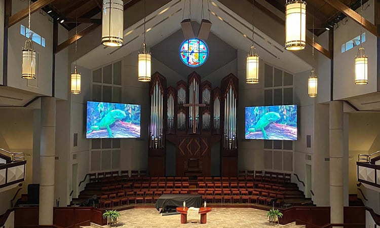 Illuminating Places of Worship: Milestrong's LED Display Solution for Churches