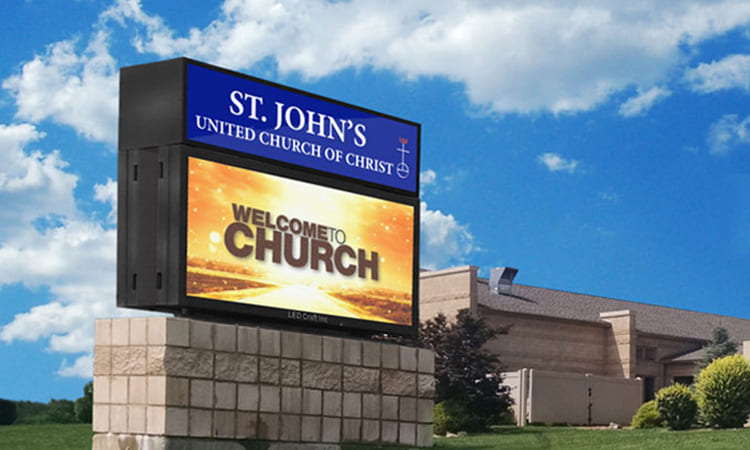 Illuminating Places of Worship: Milestrong's LED Display Solution for Churches