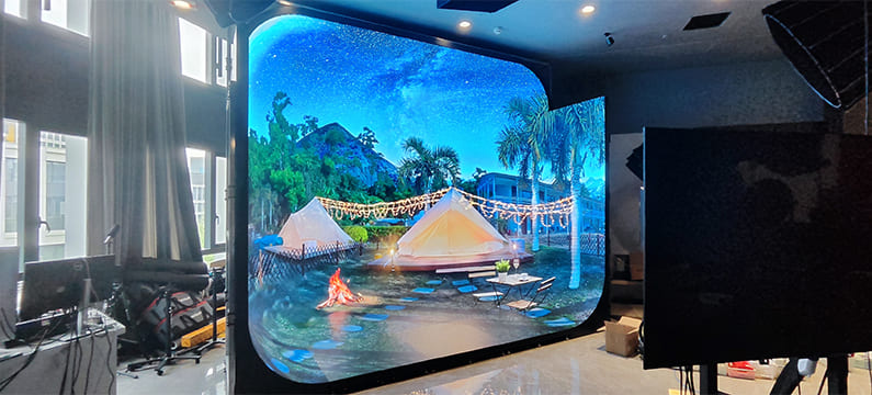 45SQM P1.8 Immersive LED Display for Alibaba Hangzhou Center