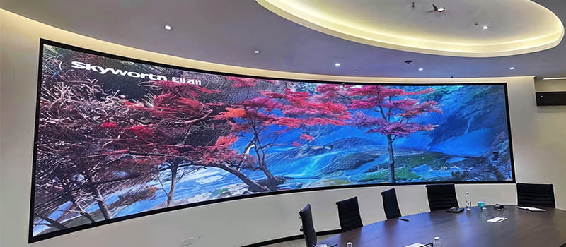 P1.25 Indoor LED Curved Display for the Conference Room: Making Corporate Spaces Futuristic