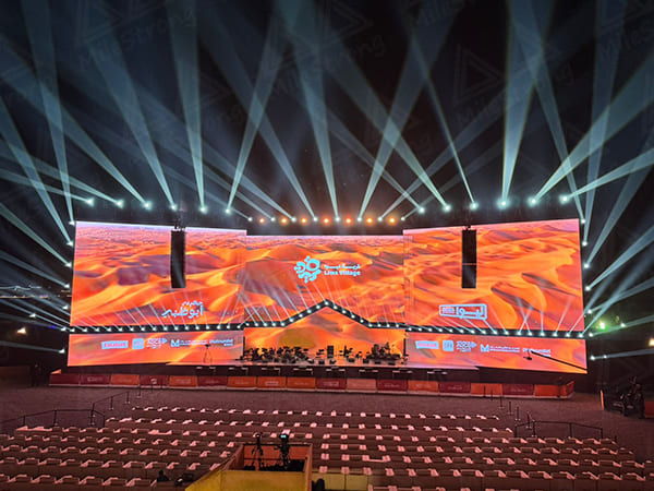 Spectacular Visuals in Dubai's Liwa Village: Outdoor FR P3.9 LED Screens