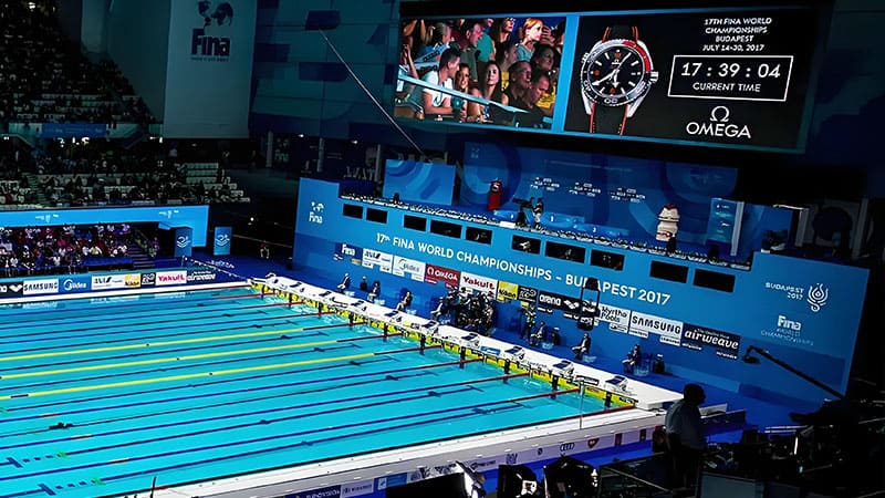 Milestrong's Rental and Indoor LED Displays: Elevating the Visual Experiences of Swimming Events for Viewers