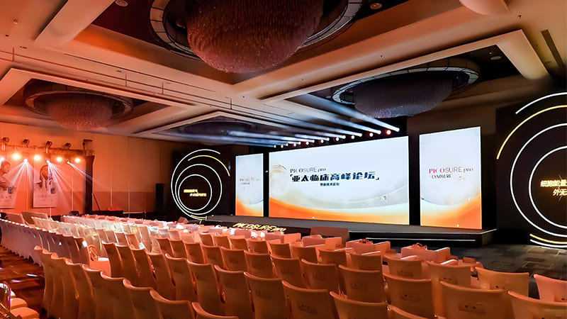 Milestrong High-Definition Rental LED Screen Display Elevates Large Conference Events