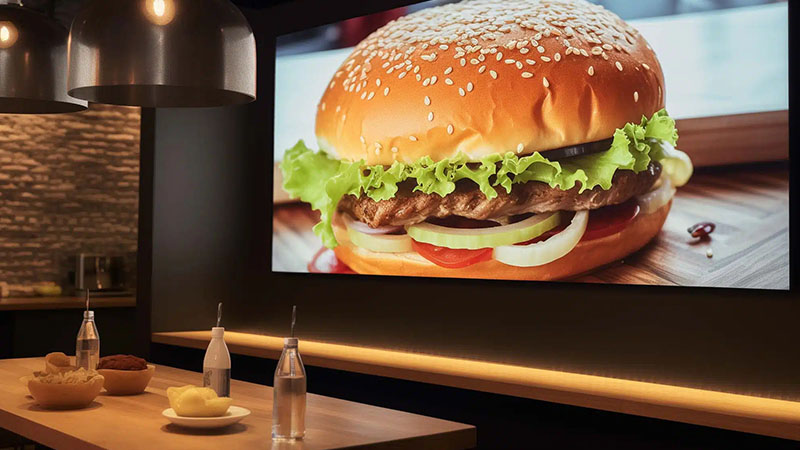 Maximize Customer Attraction in Restaurants with Milestrong's Indoor LED Screens