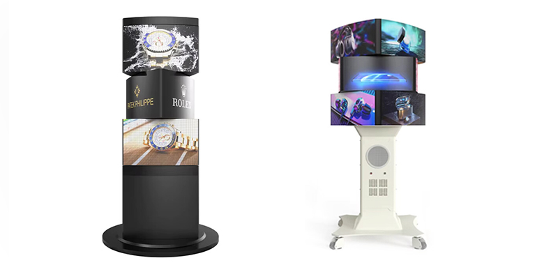 Mechanical Rotating LED Screen Display from Milestrong: Customizable Modules with 360-Degree Dynamic Movements