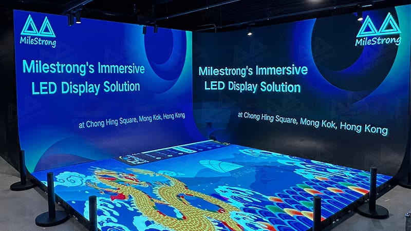 Milestrong P2.5 Immersive LED Display for Chong Hing Square, Mong Kok, Hong Kong