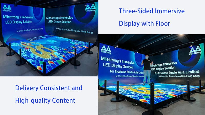 Milestrong P2.5 Immersive LED Display for Chong Hing Square, Mong Kok, Hong Kong