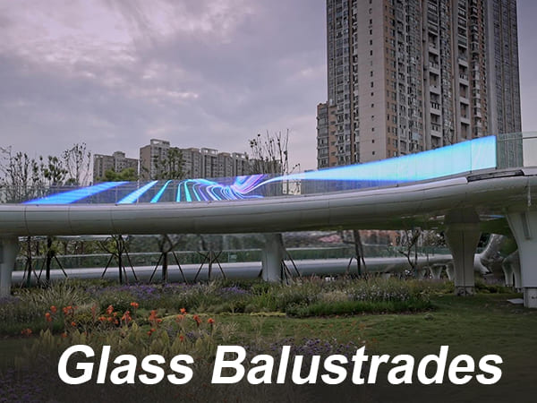 Milestrong's Transparent LED Display STB Series: Perfect for Outdoor Glass Balust