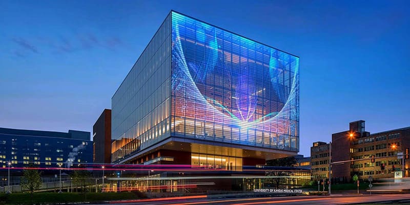 Seamless Integrating Innovation: The P8 Crystal LED Film Screen at the University of Kansas Medical Center