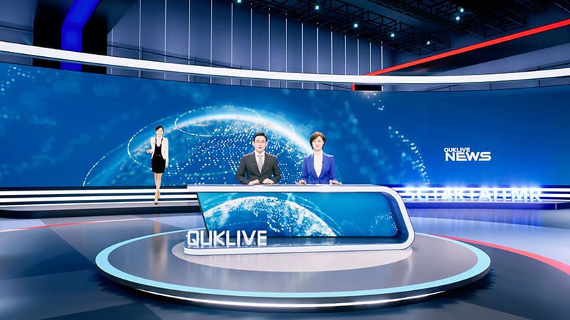 The Broadcasting Studios Solution with Energy-Efficient, High-Resolution COB LED Display from Milestrong