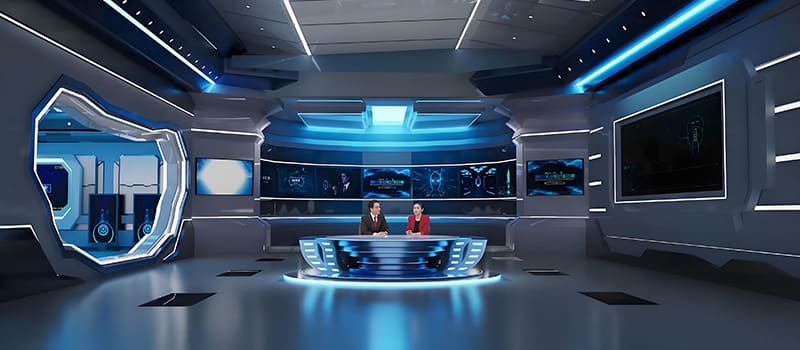 The Broadcasting Studios Solution with Energy-Efficient, High-Resolution COB LED Display from Milestrong