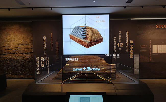 Lightweight and Ultra-Thin OLED All-in-One Display for Museums