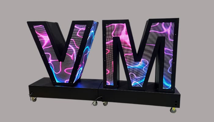 Letter-Shaped LED Display from Milestrong: The Digital Signage Solution of the Future