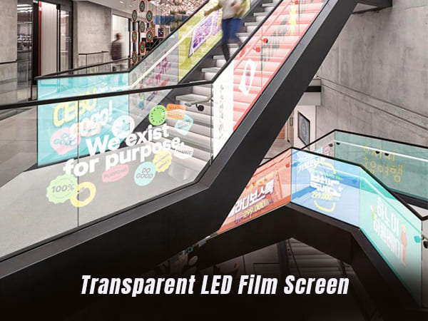 Adding Aesthetics and Advertising to Shopping Malls with the Transparent LED Film Screen STJ Series