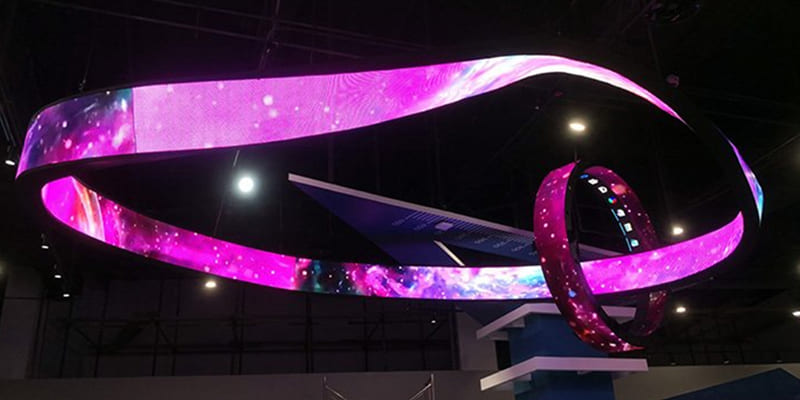 Milestrong's Ribbon LED Display: Forming Imagination through a Flexible and Responsive Visual Solution