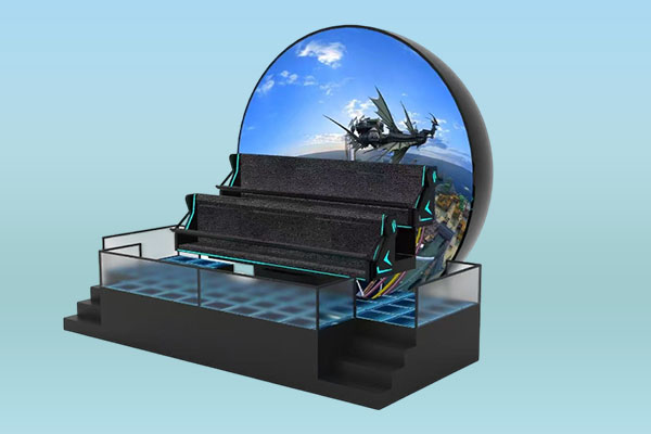 Immersive Entertainment Amplified: The Appeal of LED Inner Dome Screens in Double-Row 16~20 Seat Flying Theaters