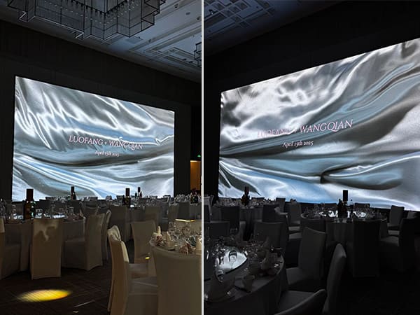 Creating Unforgettable Hotel Wedding Events with MileStrong Rental LED Display So