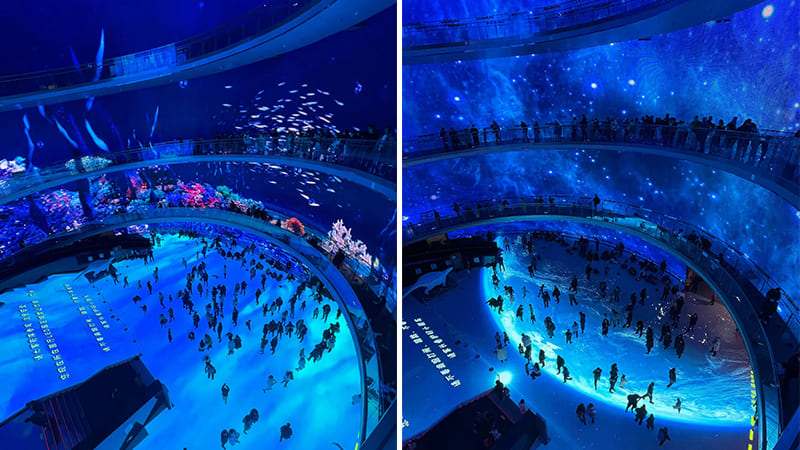 An Immersive LED Display That Transforms the Film Museum Into a Journey Through Time and Space