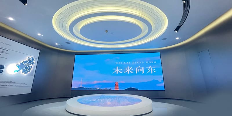Enhancing Corporate Showrooms with the Advanced COB LED Display from MileStrong