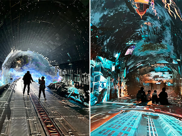 Step into the Flowing Galaxy: An Immersive Tunnel LED Display Experience Like No