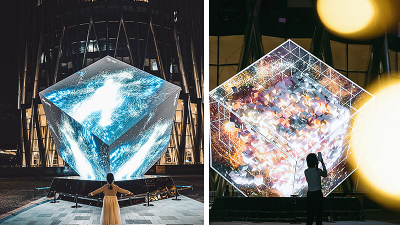 Brightening Up the Night with a Magic Cube LED Display
