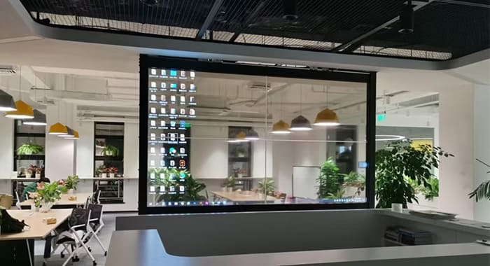 Revitalizing Office Spaces with Next-Generation Transparent OLED Display Technology