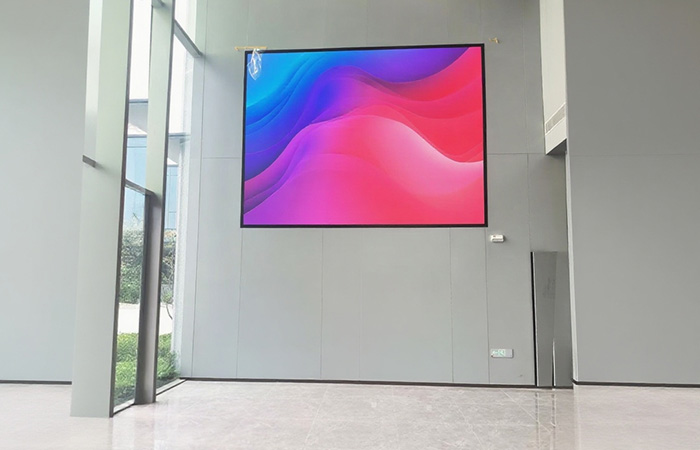 Improving Corporate Culture with MCOB Series LED Screens for Lobby Spaces