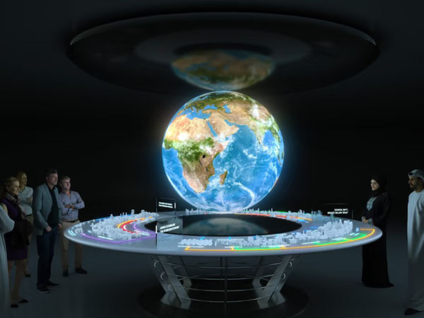 Sphere LED Display as the Digital Earth A Futuristic Window to Exhibition Halls