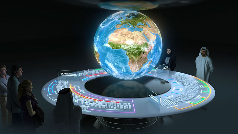 Sphere LED Display as the Digital Earth A Futuristic Window to Exhibition Halls
