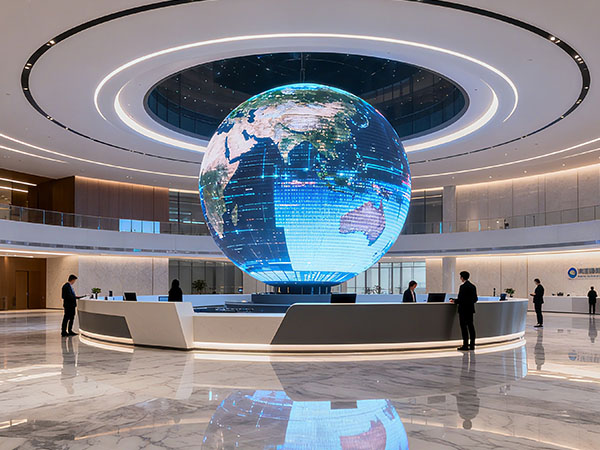 The Practical Effects and Impact of Spherical LED Displays on